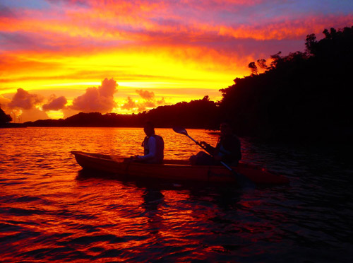 サンセットカヤックツアー
