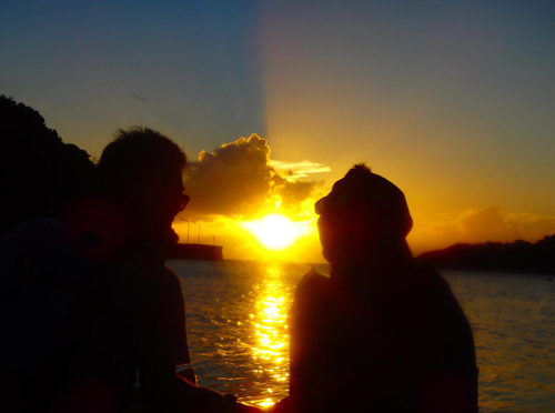 サンセットカヤックツアー